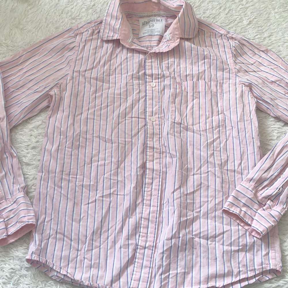 👀Men's pink shirt